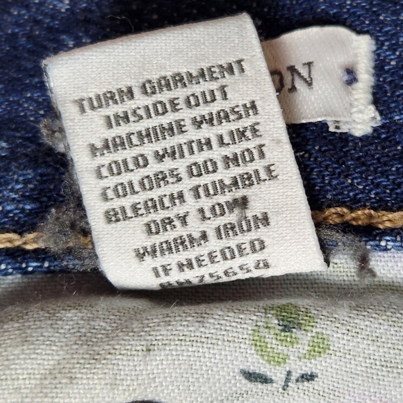 Size 8L 𝅺Jean distressed Cotton Boot cut flaired ABERCROMBIE & FITCH - Picture 13 of 13